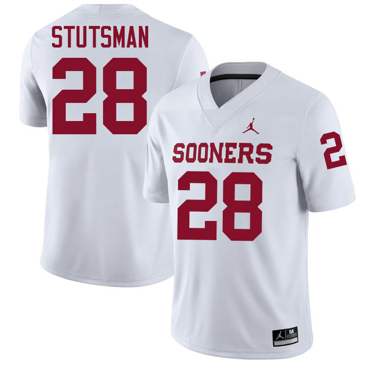 Danny Stutsman Oklahoma Sooners Jersey,Oklahoma Sooners Football Uniforms,Jersey-White